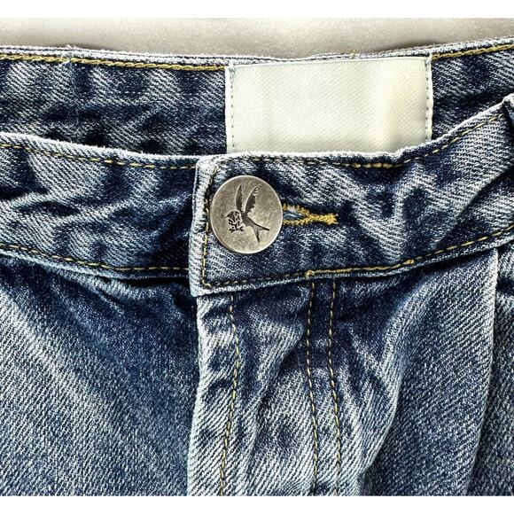 One‎ Teaspoon Shakers Super Relaxed Low Waist Denim 4.5” Shorts Women’s Size 32 - Picture 7 of 13